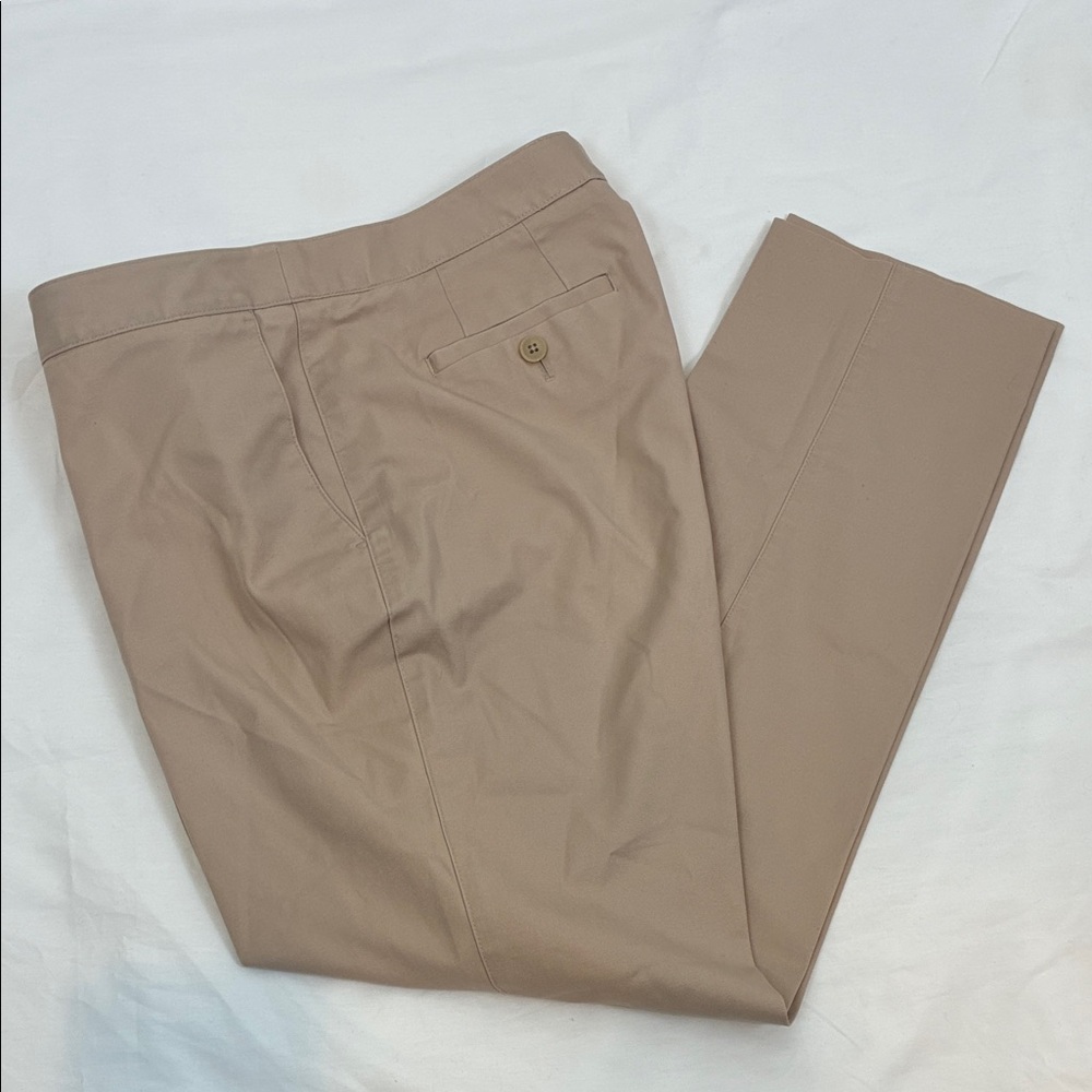 Brooks Brothers Pants Women’s 10 Advantage Chino Stretch Khaki Tan Career
